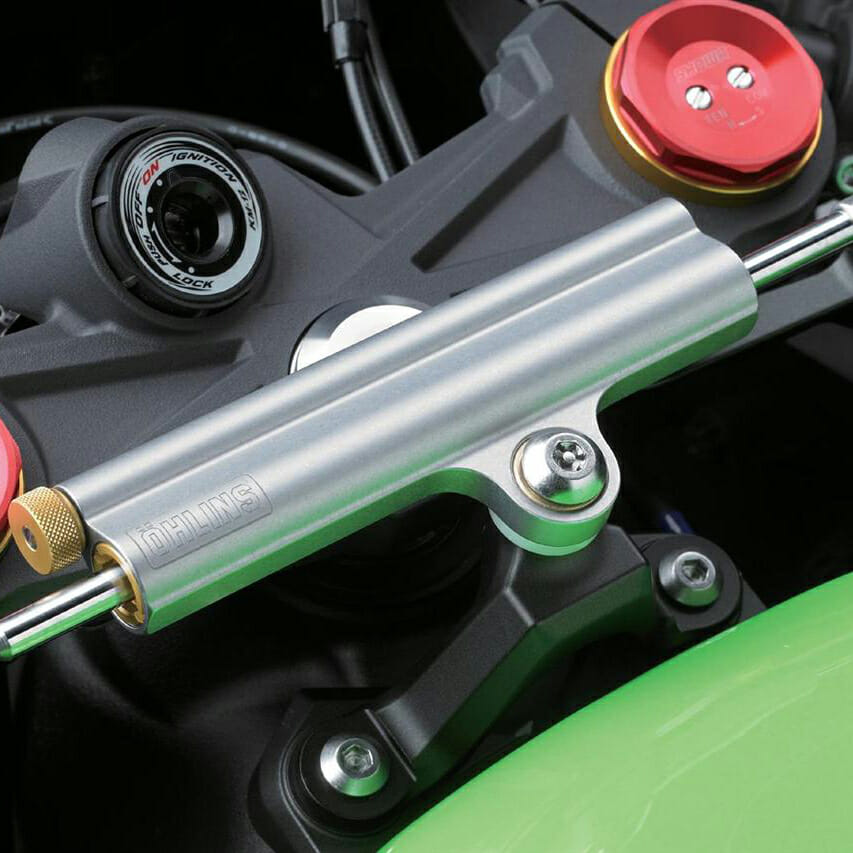 thumbnail image 2 of BIK New Motorcycle ATV Racing Accessories Adjustable Ohlin Steering Damper For Kawasaki 400 CB650F YZF-R3 R25(Gold), Handlebars & Components - Canada 2 of 12